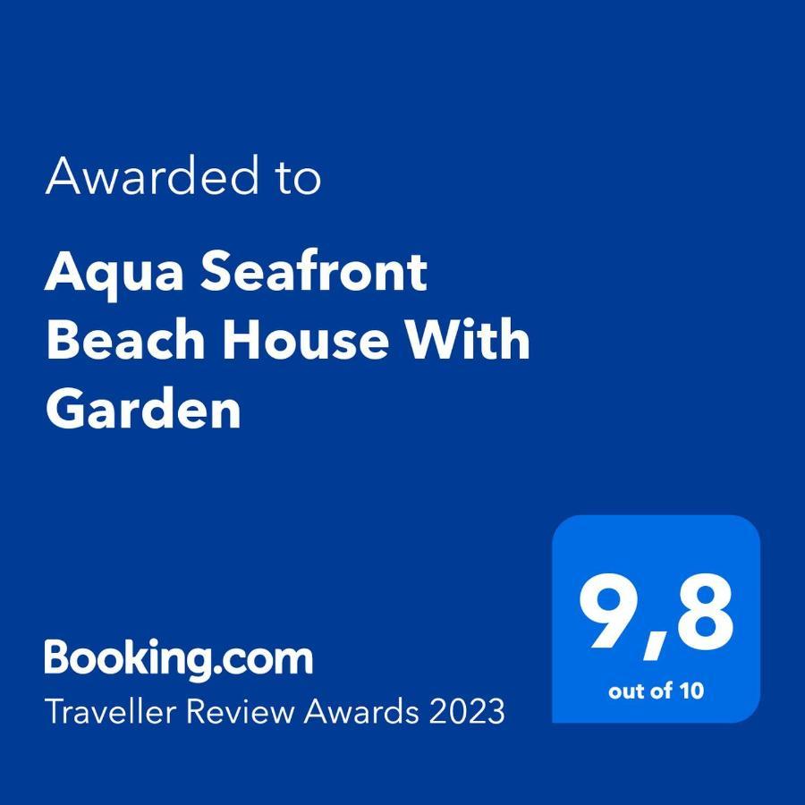 Aqua Seafront Glyfada Corfu Beach House With Garden Ngoại thất bức ảnh